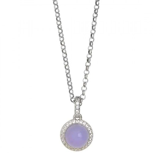 Collana Con Pendente Cridtallo Color Lavanda Boccadamo XGR505